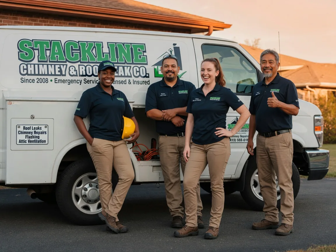 Chimney flashing repair company in Concord, NC